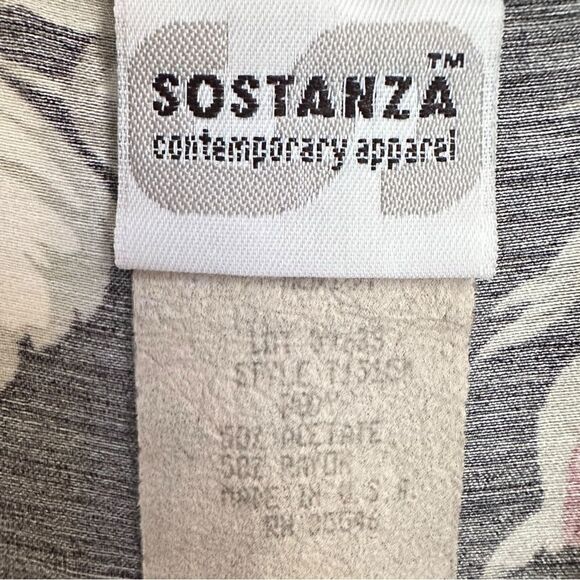 Y2K Women M Tank Romantic Floral Satin Slip Dress Whimsigoth Asymmetrical Vtg - Picture 3 of 7